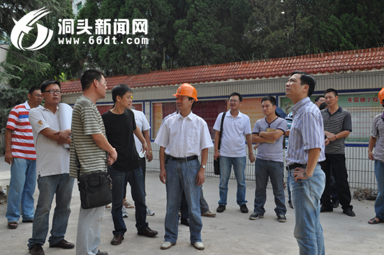 姜长才调研我县校安工程建设