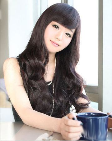 <em>大浪发型_大浪</em>发型背影_烫发长发大浪发型图