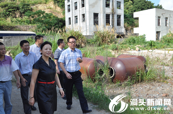 胡剑谨调研东沙港片区项目建设推进情况