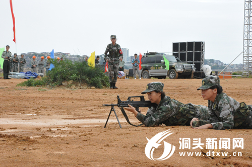 洞头先锋女子民兵连"班用轻武器应用射击"教学课目演示汇报今举行