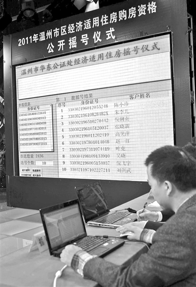今年1500户家庭可购经适房 明年将不再进行摇号