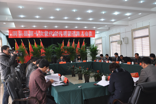 县第十次党代会代表团召集人会议召开