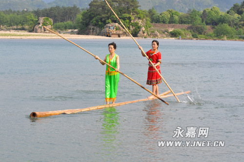 楠溪江漂流旅游项目精彩纷呈-旅游,楠溪江,漂流,表演-永嘉网