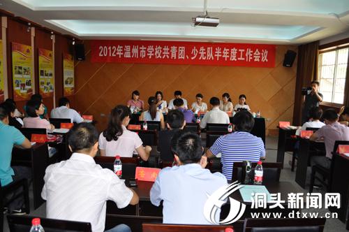 全市学校团、队半年度工作会议在我县召开
