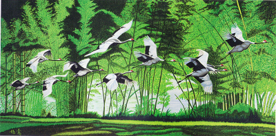 丹青熠彩绽放异彩--参观<em>赵丹</em>、<em>赵青</em>父女画展有