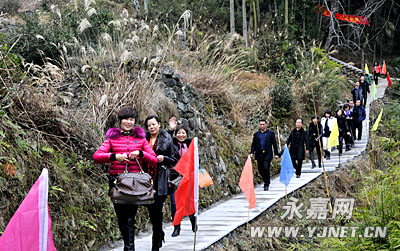 桥头第一高峰脑公山登山步道竣工 - 永嘉网