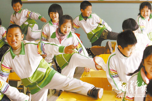 北京部分学校室内上体育课 学生称还是喜欢操