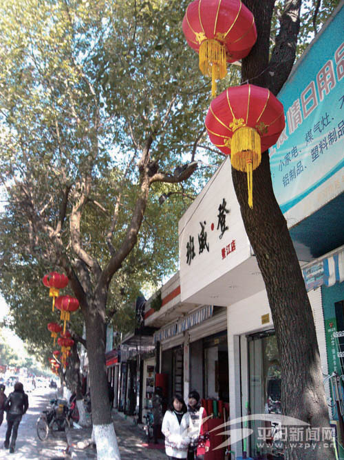 鳌江：悬挂红灯笼迎春节