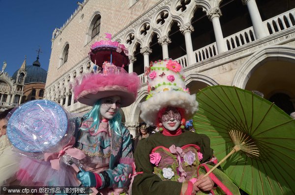 威尼斯狂欢节 妖艳与华丽充斥水城-威尼斯,狂欢节,冬去春来,合在一起,当今世界-永嘉网