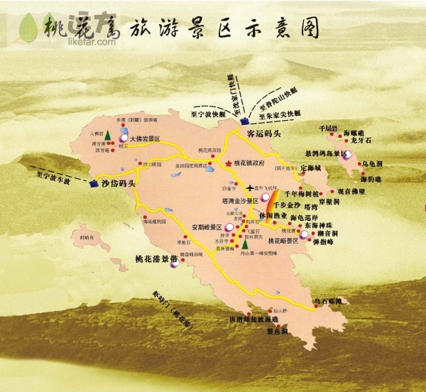 金庸笔下浪漫之地 浙江桃花岛自助游攻略