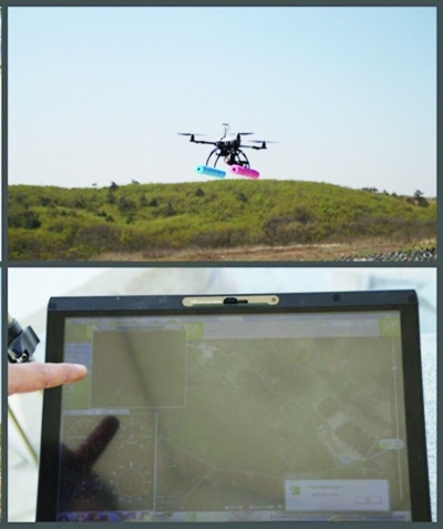 8旬老人山中走失 “无人机”半小时找回