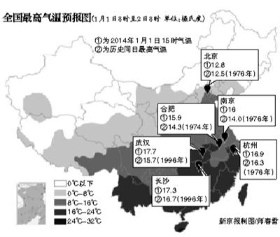 北京现史上最暖元旦 什刹海冰场“热到”歇业
