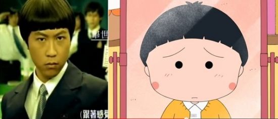 ▲《樱桃小丸子》的“锅盖头”新造型引爆话题,阿信过去在MV中的类似造型也被网友重新翻出来讨论。