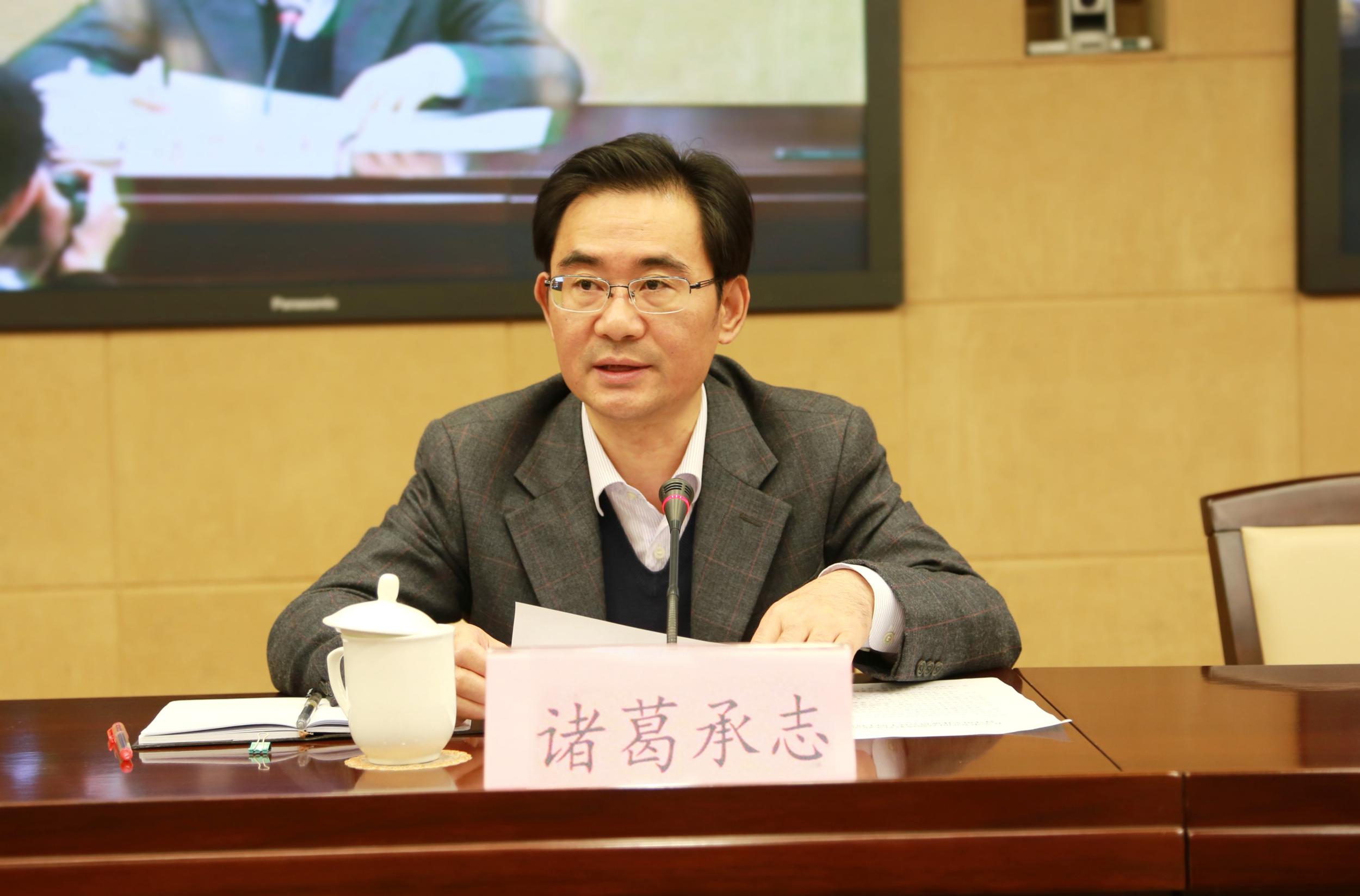 市委常委,组织部长诸葛承志,省委督导组副组长,台州市政协副主席