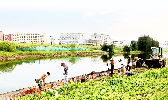 经济开发区启动河道护岸工程--乐清网