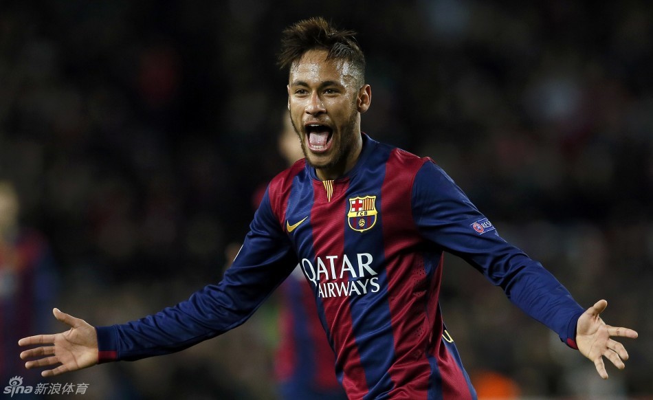 欧冠-梅西内马尔苏神进球 巴萨3-1巴黎夺头名-