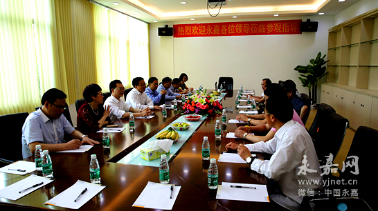 姜景峰率县党政考察团考察东莞市永商企业