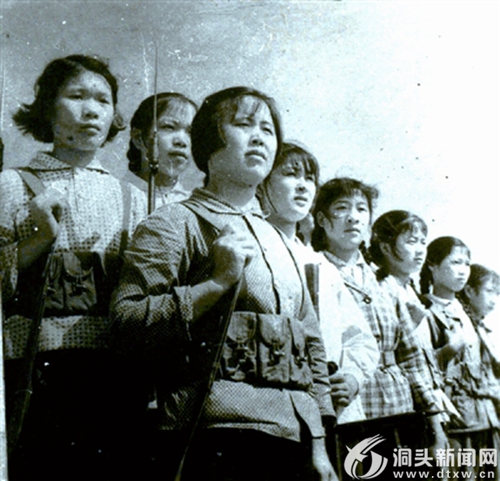 1960年7月,洞头建立北沙女子民兵连.