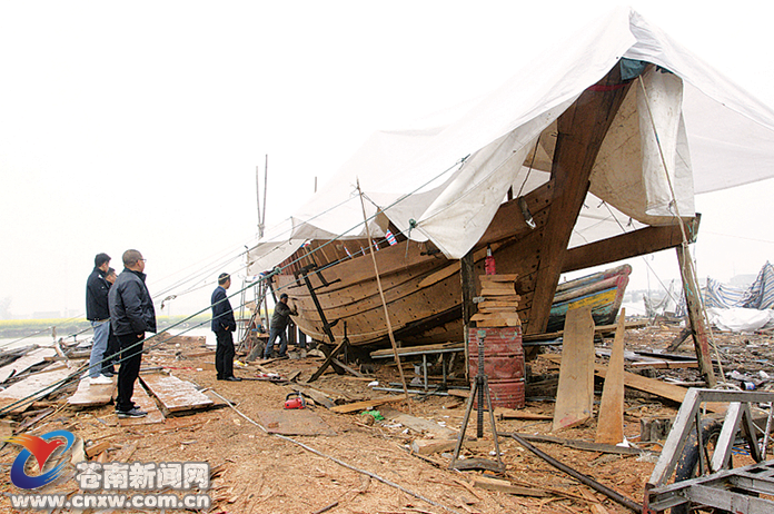 龙港又拆5艘“三无”船舶